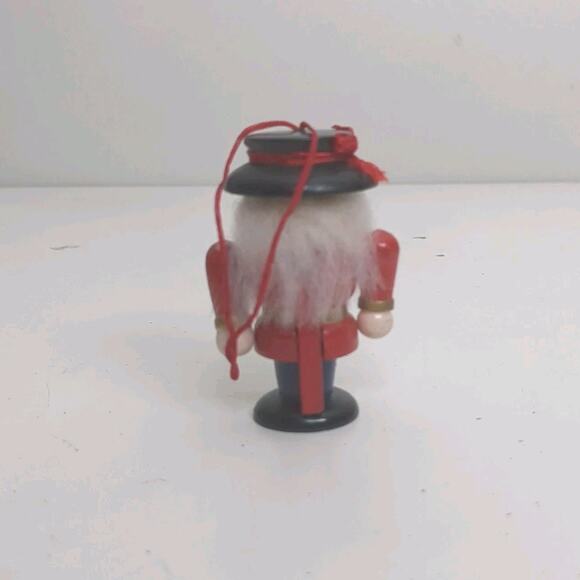 Nutcracker Lot Of 6 Christmas Ornaments Wood Painted Vtg. 2.5” - Picture 7 of 13